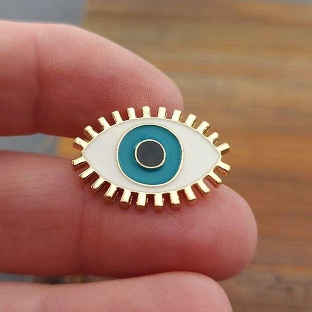 Eye Pin,‎ goldtone metal